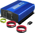 3000W Power Inverter DC12V to 110V AC Car Inverter with 4AC Outlets 2USB Port T29373