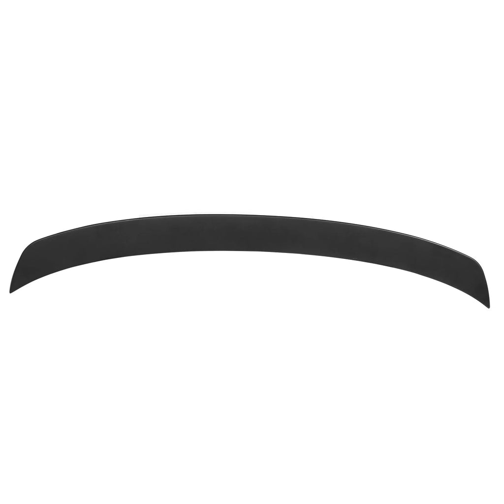 Matte Black ABS Plastic Trunk Spoiler Lip Wing H6410