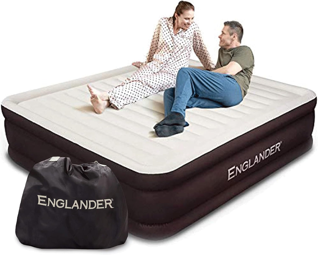 Cal King Size Air Mattress with Built in Pump X423