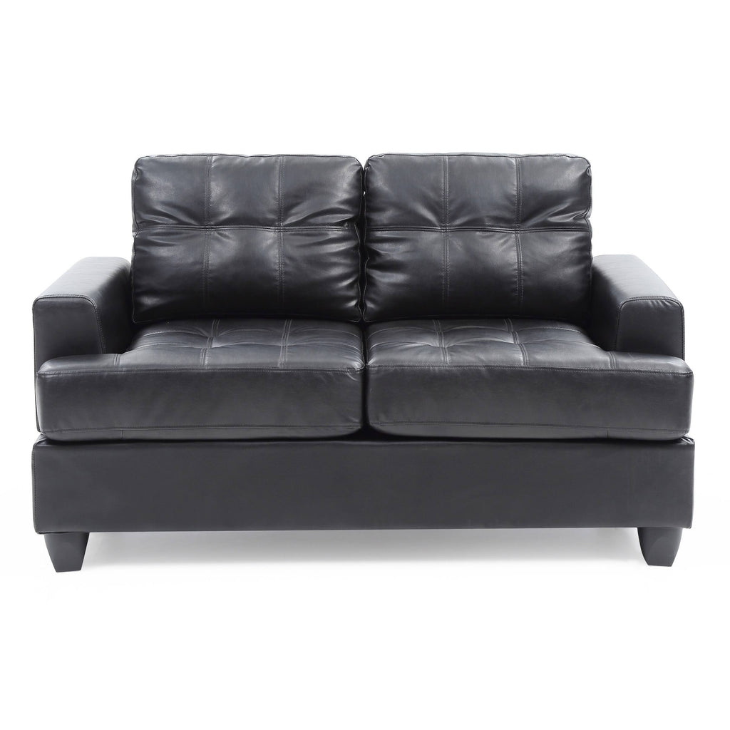 Black Loveseat X842
