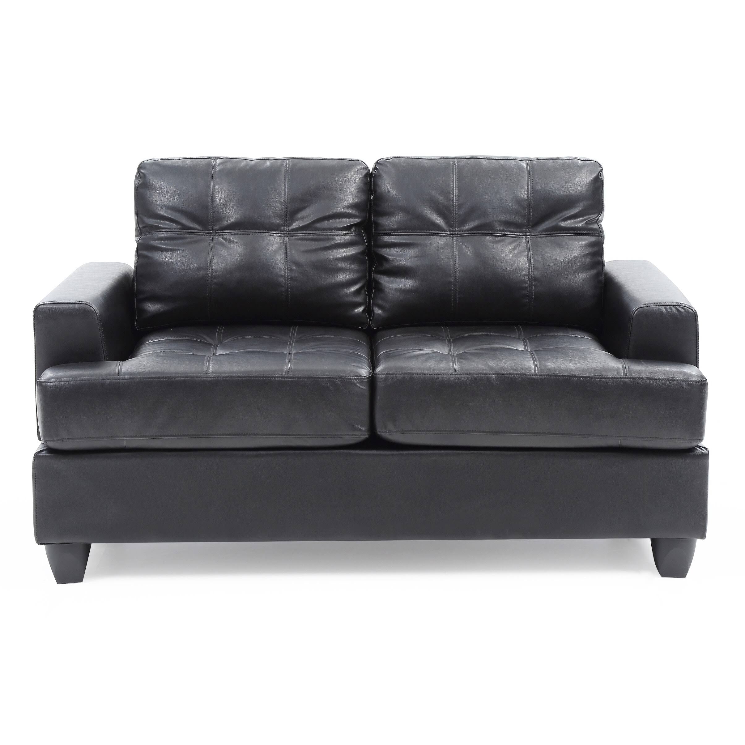 Black Loveseat X842