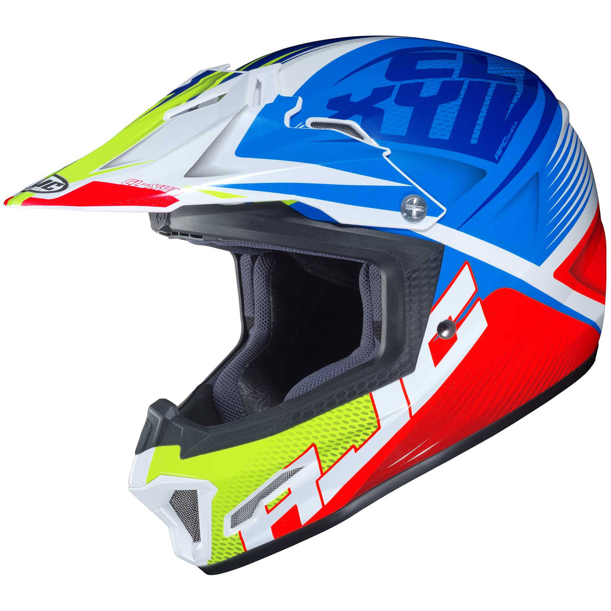Blue Hi-Viz Youth Helmet X917835