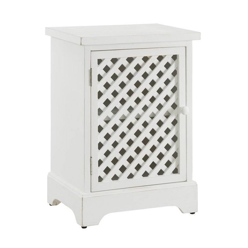 White Wood Door Cabinet Q29800