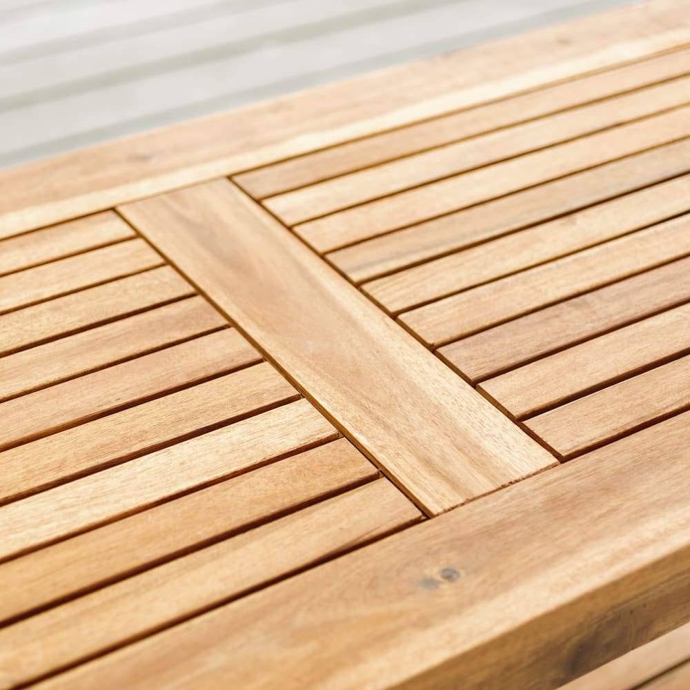 Dark Brown Acacia Wood Patio Coffee Table A480