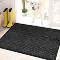 24''x35.4'' Gray Rubber Backing Doormat I6593
