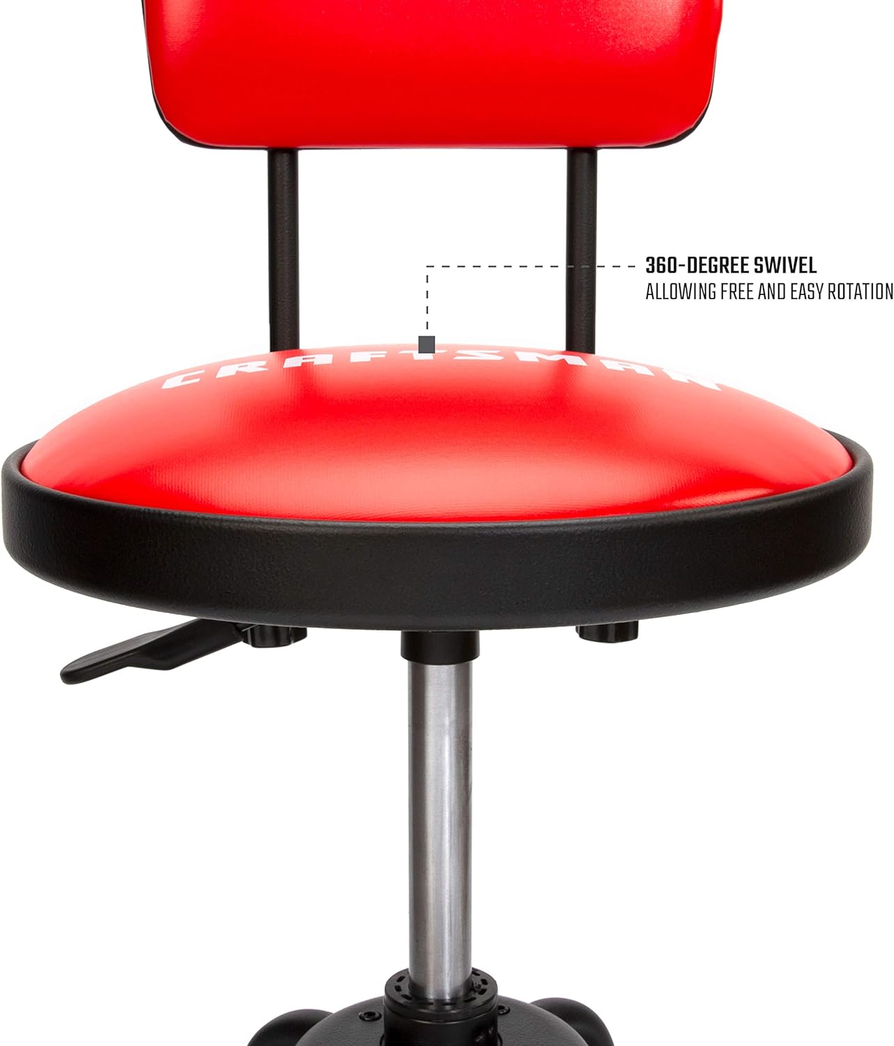 Fixed Height Work Shop Stool, 28.5-inches Tall, Vinyl Seat X979