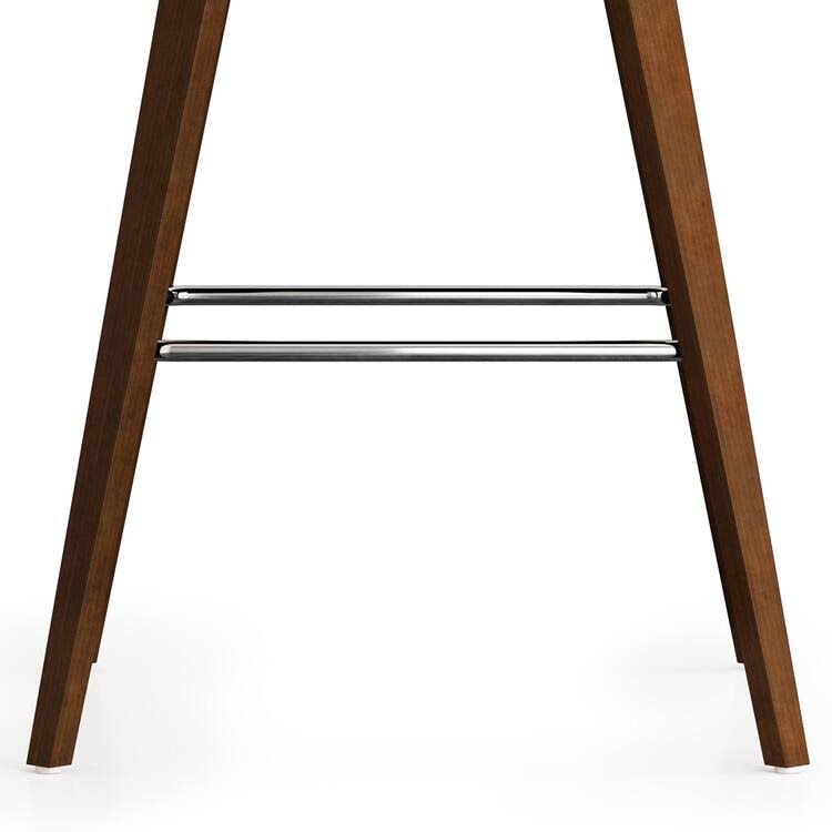 Black Bentwood Counter Height Stool Set of 2 M85581
