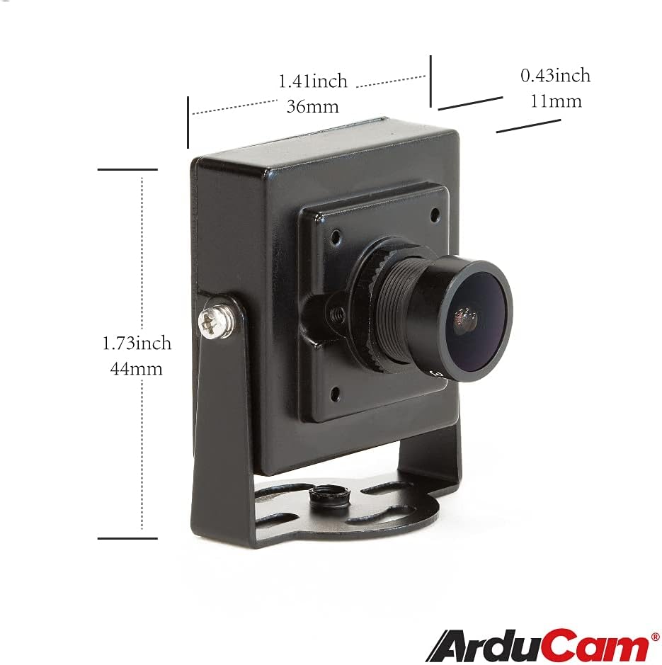 1080P Low Light WDR USB Camera Module with Metal Case, 2MP CMOS IMX291 Wide Angle Webcam with Microphone I1932