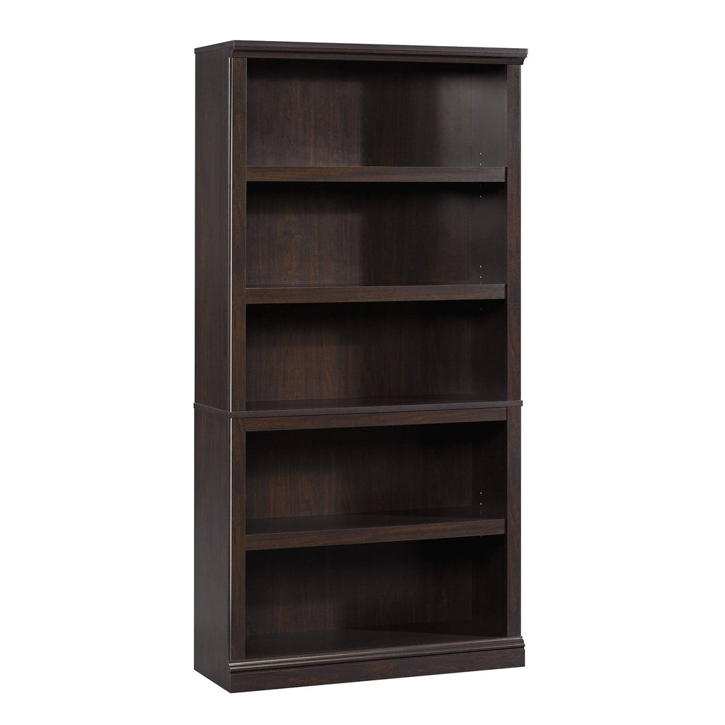 5-Shelf Bookcase, Jamocha Wood Finish G2696