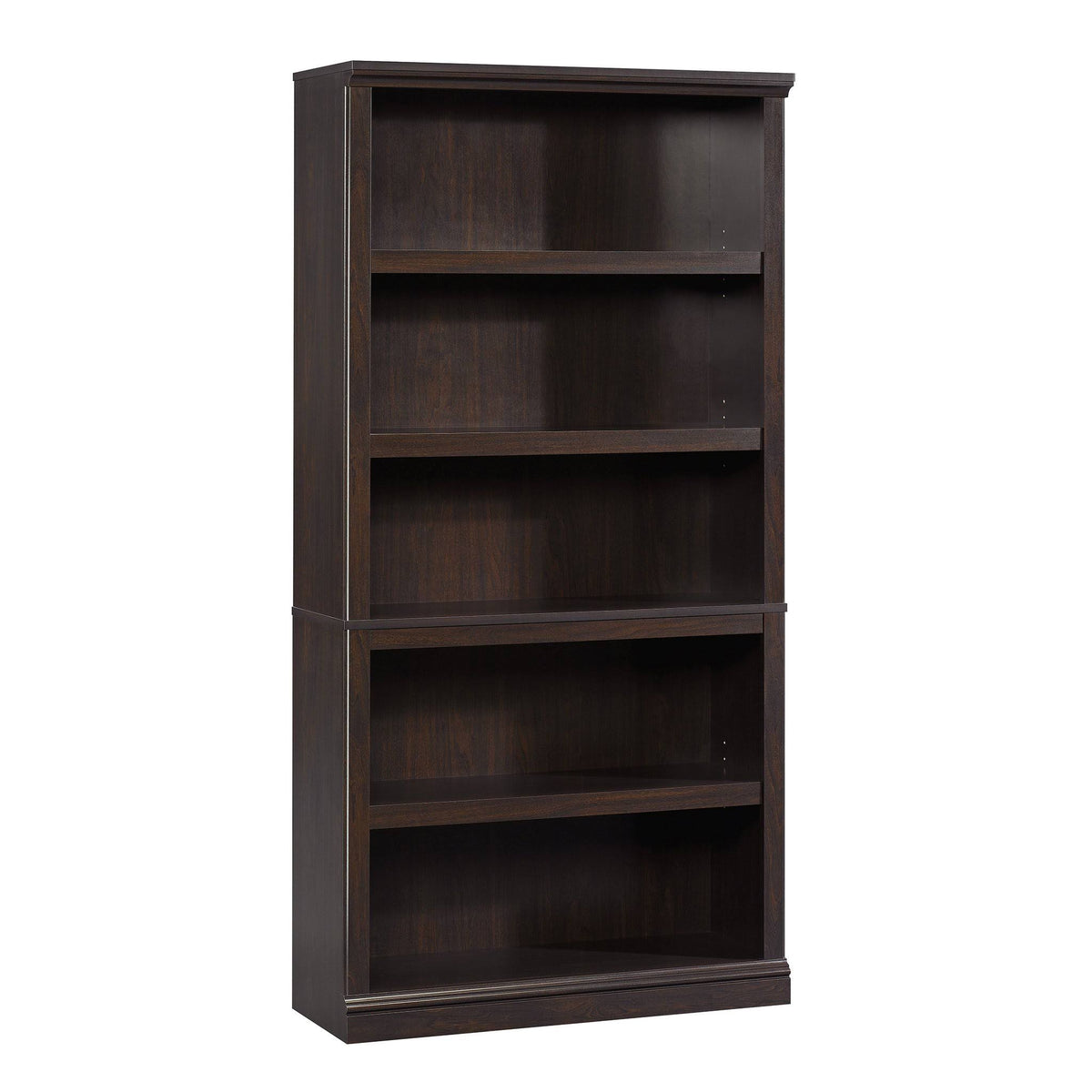 5-Shelf Bookcase, Jamocha Wood Finish G2696