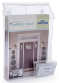 Clear Acrylic Literature Holder with Business Card Holder P94606