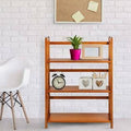 3 Tier Folding Wood Bookshelf V61443