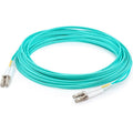 85M LC to LC Aqua OM3 Duplex Fiber Patch Cable H67520