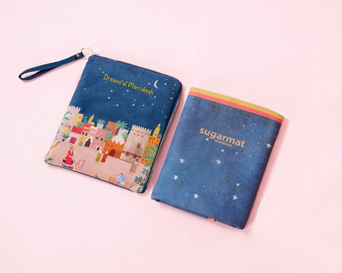 Suede Yoga Mat 1MM Pack of 2 with Carry Pouch P8546