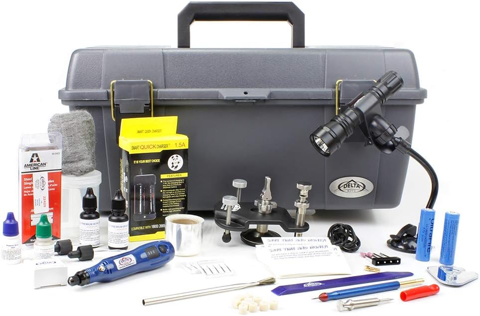 Windshield Repair Kit with Bridge and Stainless Steel Injector F312
