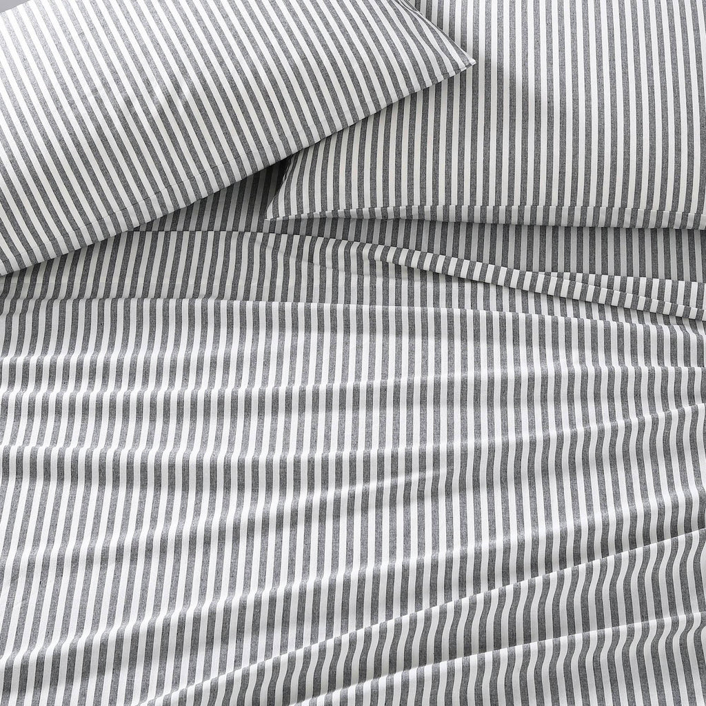 Beige King Percale Sheet Set Y219034
