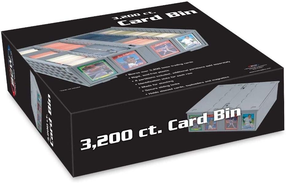 Gray Collectible Card Bin W38455