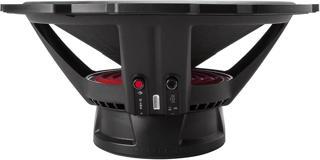 1 P1S2-15 Punch P1 15" 2-Ohm Subwoofers and 1 P1G-15 Stamped Grille Insert S52357