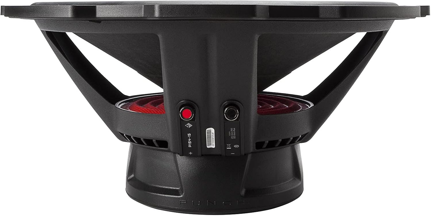 1 P1S2-15 Punch P1 15" 2-Ohm Subwoofers and 1 P1G-15 Stamped Grille Insert S52357