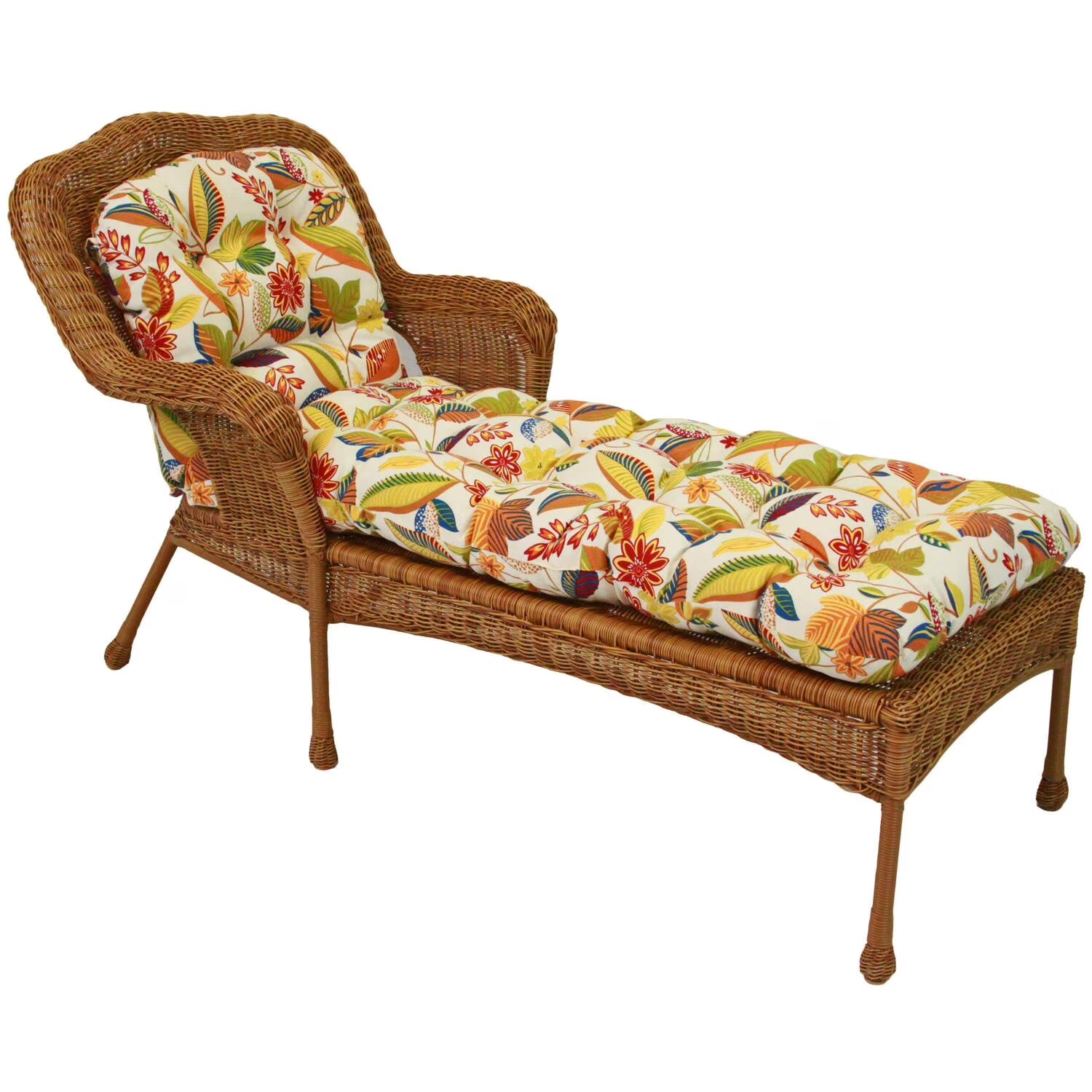 U-Shaped Outdoor Tufted Chaise Lounge Cushion Z4889