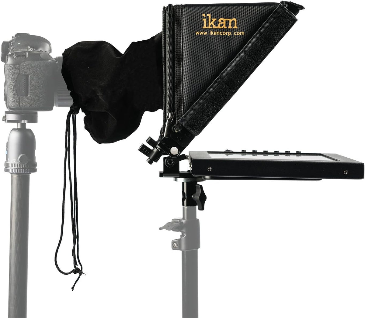12-inch Portable Teleprompter Kit with Adjustable Glass Frame X458