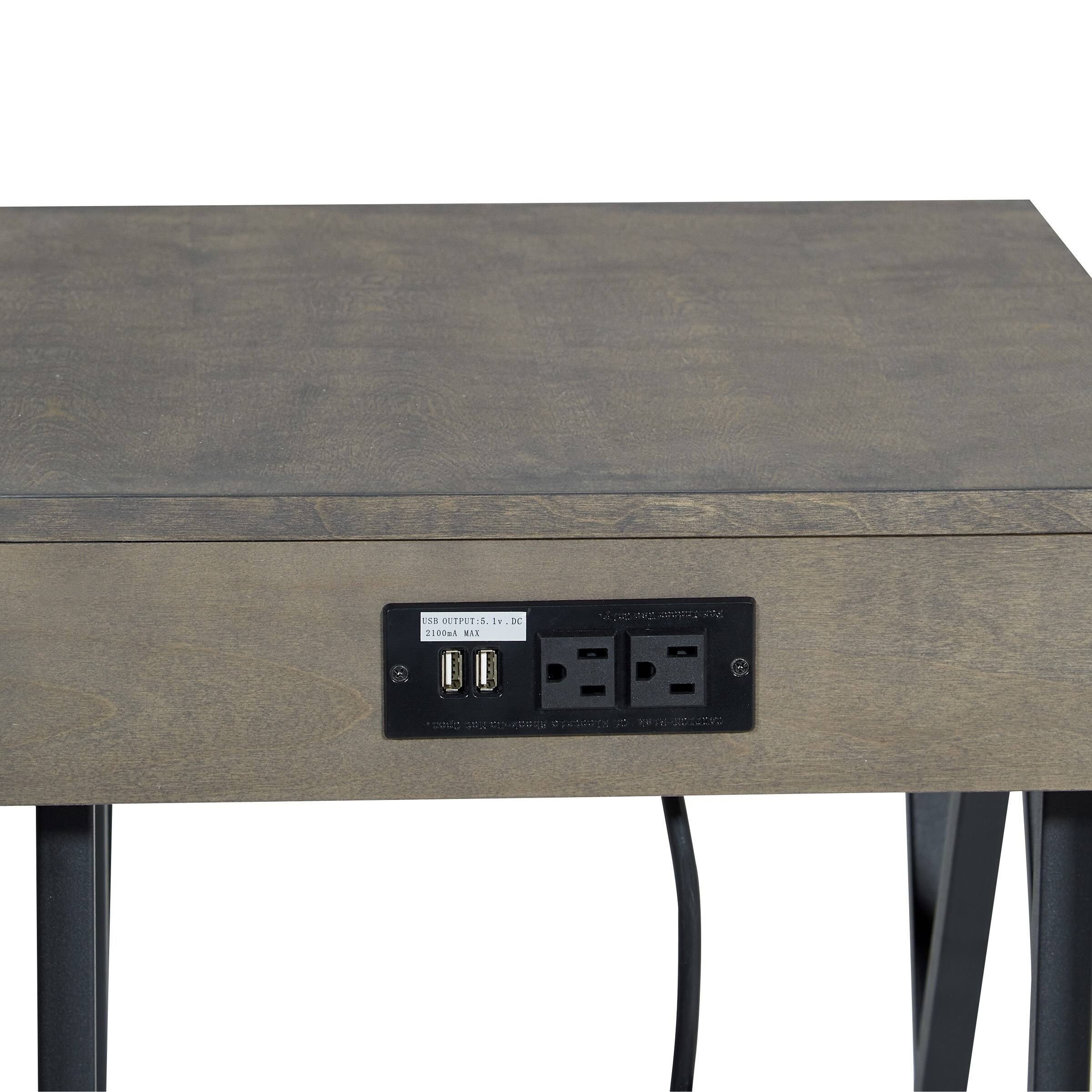 Taupe Grey 2pc Nesting Tables W435641