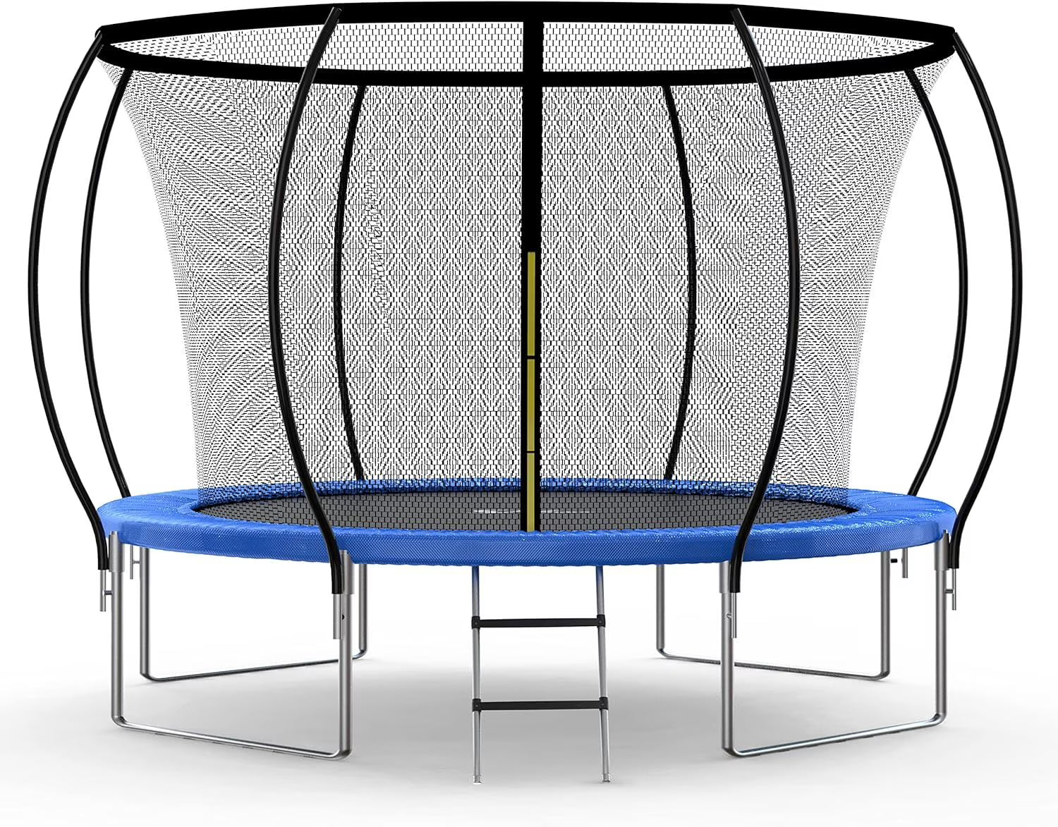 Blue Recreational Trampoline with Enclosure Net - 12FT E264
