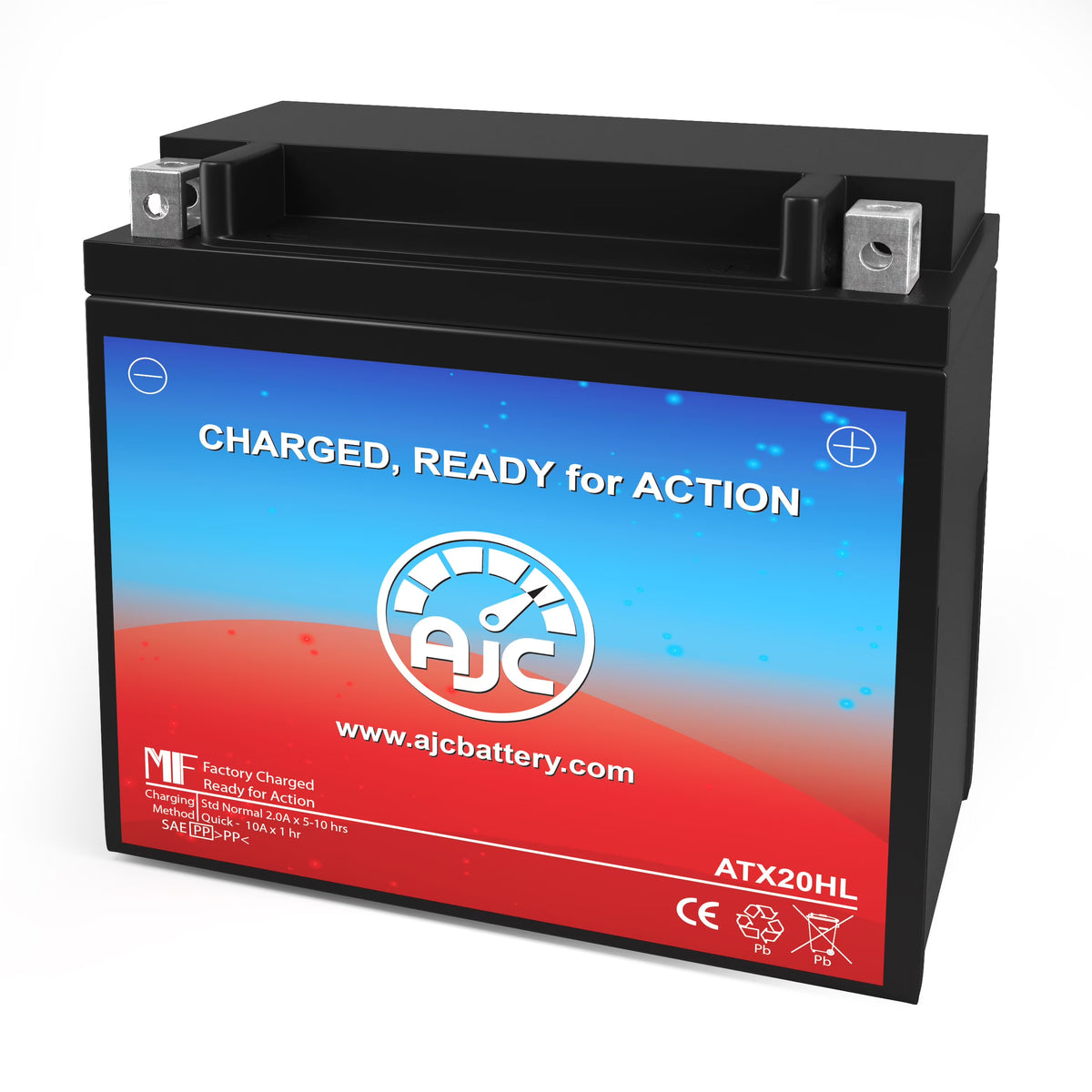 AJC Brand Replacement 12V Snowmobile Battery P343349