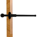 Matte Black Retractable Pullout Garment Rod Z791724
