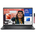 Carbon Black 15.6" Touchscreen FHD Business Laptop Computer, 16GB DDR4 RAM, 512GB PCIe SSD, Windows 11 Pro I490