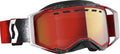 Red Chrome Lens Snow Cross Goggles B1865