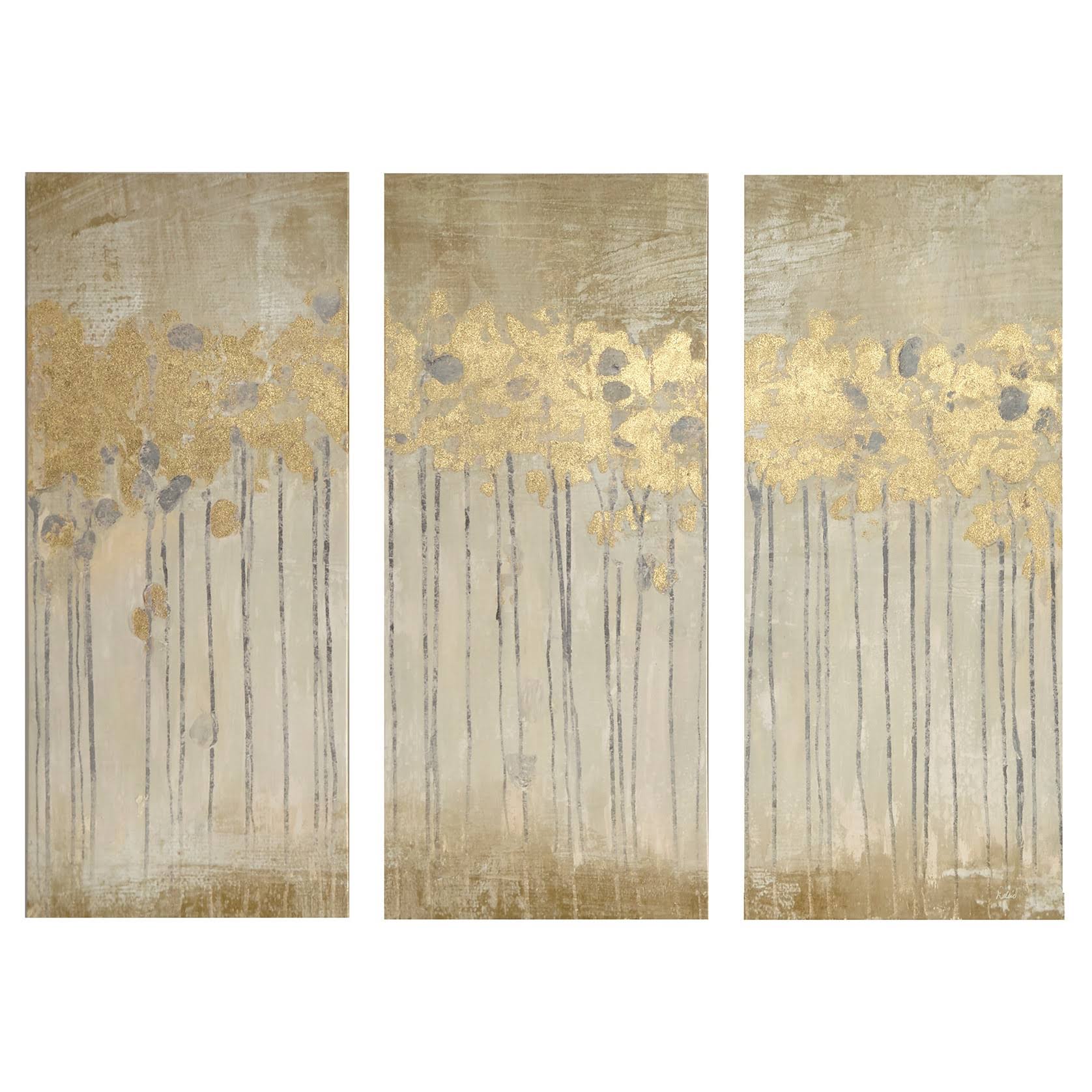 Canvas with Gold Foil Embellishment J891