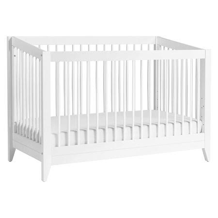 4-in-1 Convertible Crib with Toddler Bed Conversion Kit in White H5438
