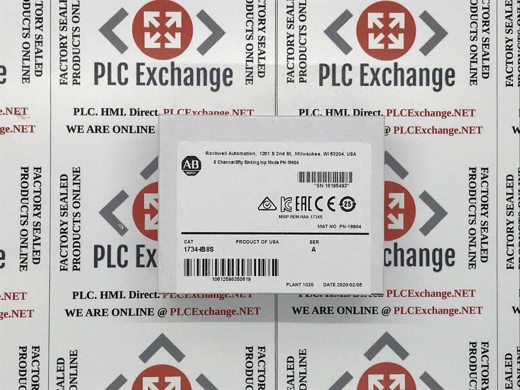 Safety Sinking Input Module 8 Chnl H722