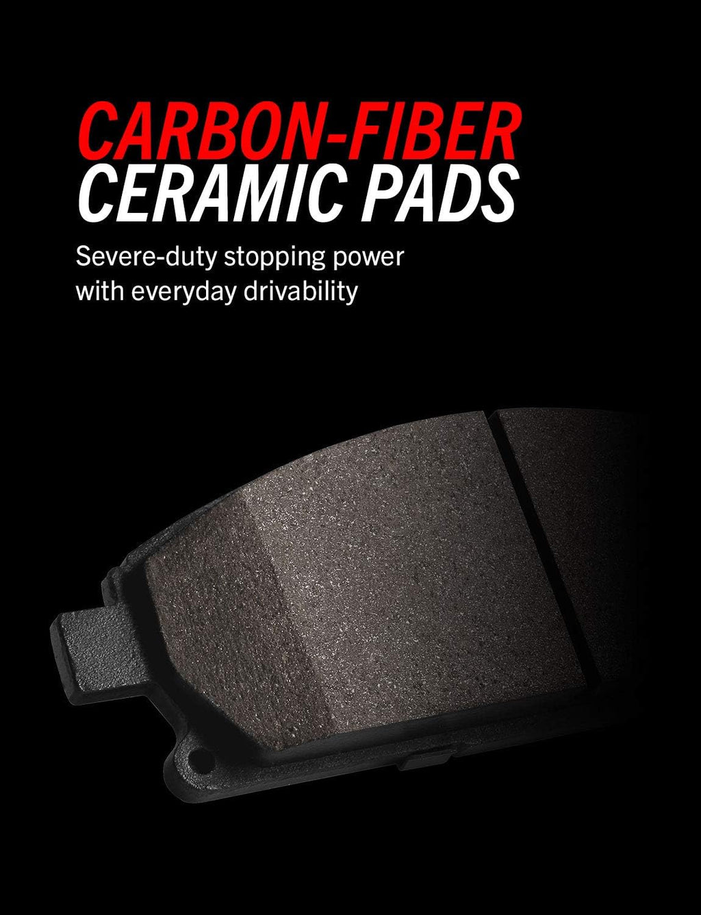 Front Z36 Carbon Fiber Ceramic Brake Pads and Drilled/Slotted Brake Rotors T702684