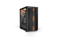 Black ATX Computer Case Midi Tower Tempered Glass R6840