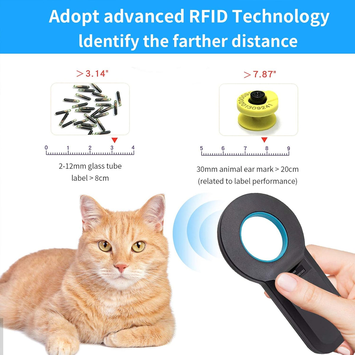 Pet Microchip Scanner Pack of 2 O1662