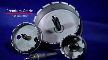 Carbide Tipped Hole Cutter, 3-11/16x22, 1x22 Depth of Cut B519