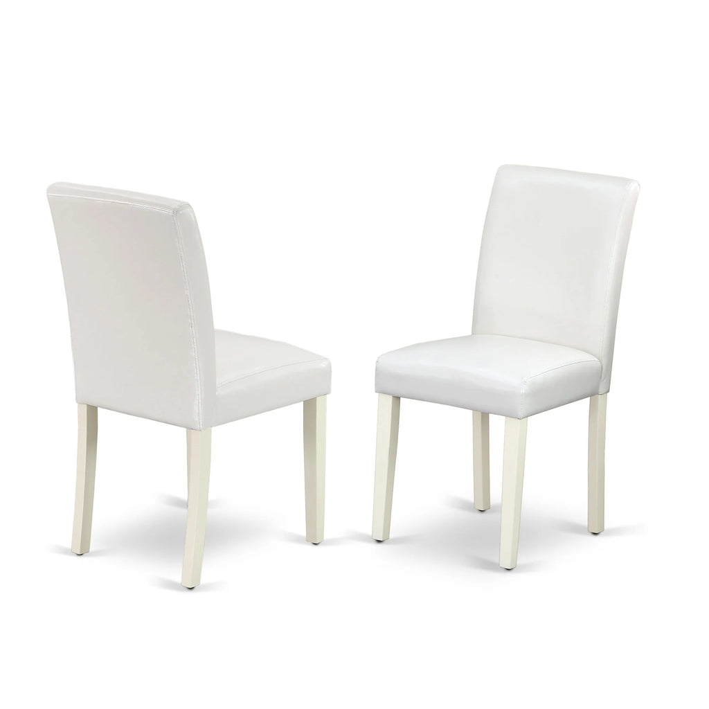 5-piece Wood Dining Set in Linen White I48582