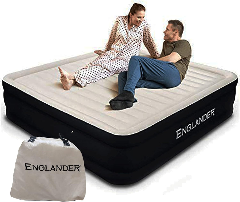 Cal King Size Air Mattress with Built in Pump X423