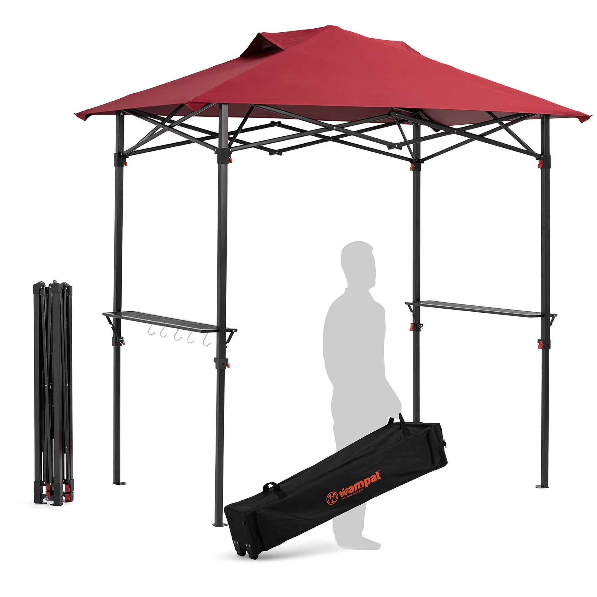 Burgundy Pop up Grill Gazebo C80277