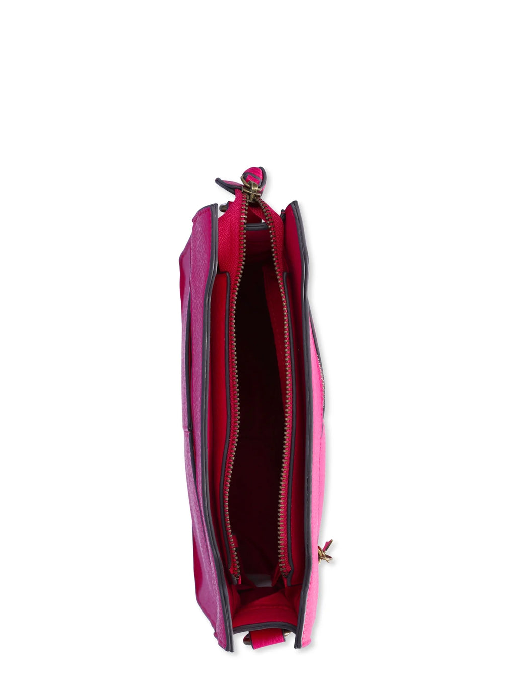 Festival Fuchsia Medium Crossbody Handbag with Guitar Strap I947767