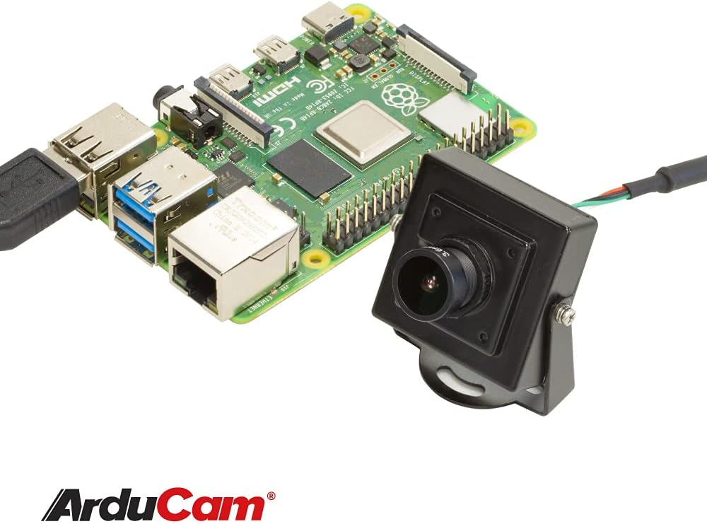 1080P Low Light WDR USB Camera Module with Metal Case, 2MP CMOS IMX291 Wide Angle Webcam with Microphone I1932