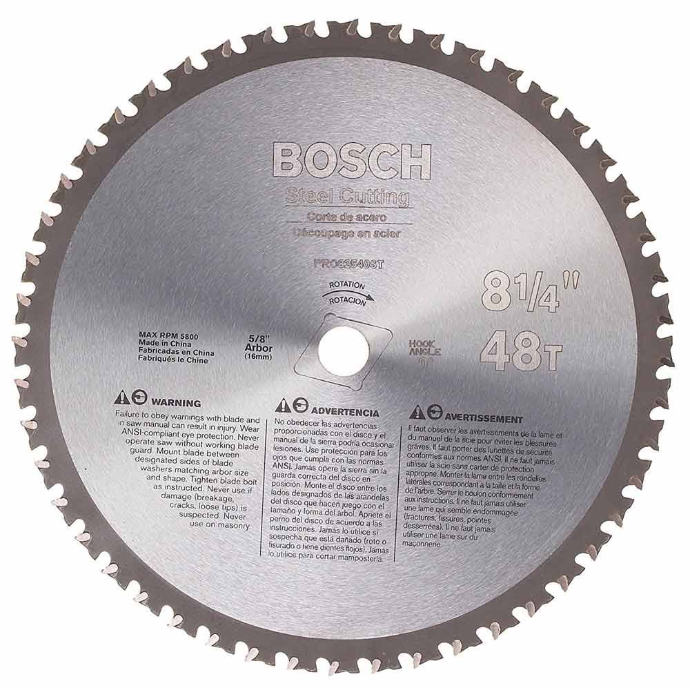 8-1/4 In. 40 Tooth Ferrous Metal Cutting Circular Saw Blade O834964