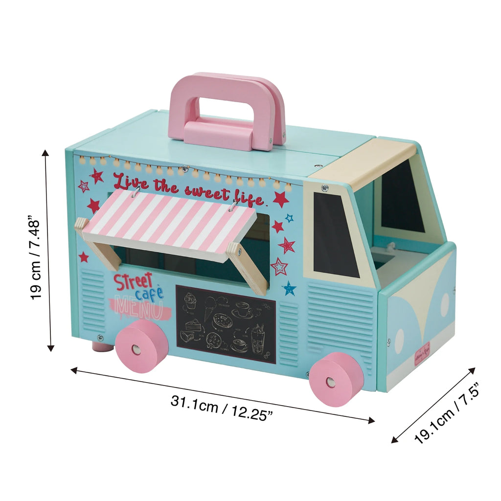 Portable Food Truck Dollhouse Set Z56884