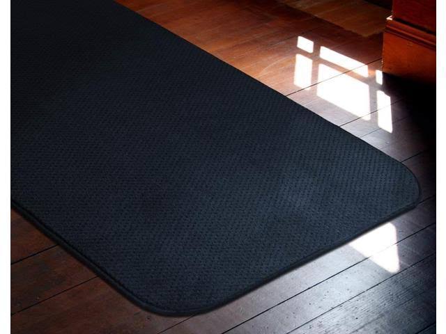 Navy Blue Skid-Resistant Carpet Runner Q392