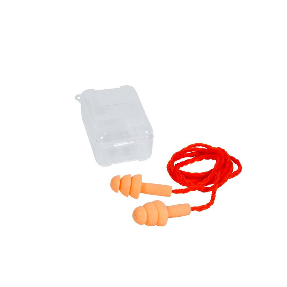 80 Pairs Silicone Corded Earplugs with Carrying Case I961
