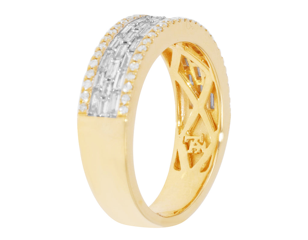 1.2CT Diamond Ring 14k Yellow Gold S52156