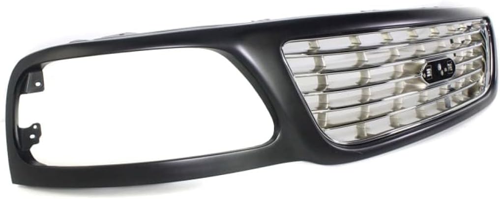 Black Shell Grille Assembly with Chrome Insert A330930