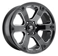 Gloss Black Milled 18x9 6x5.5 -12mm Wheel B518847